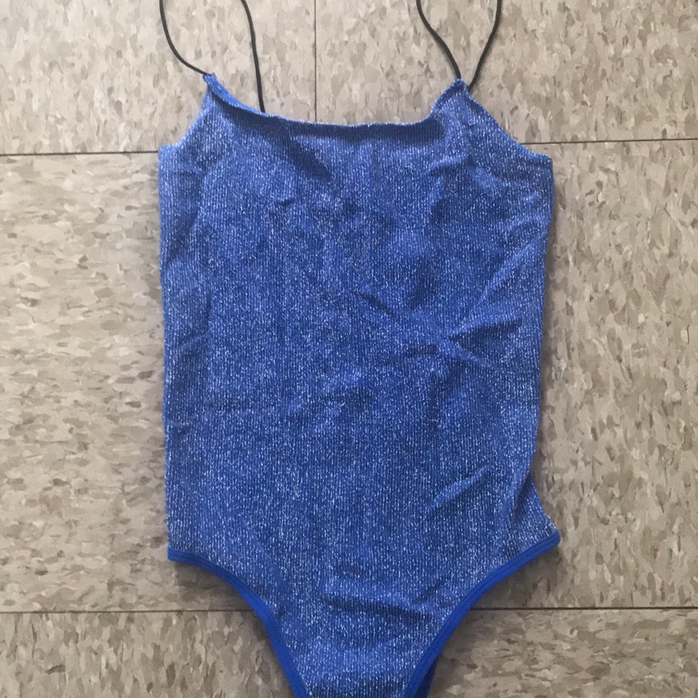Sparkly blue onesie